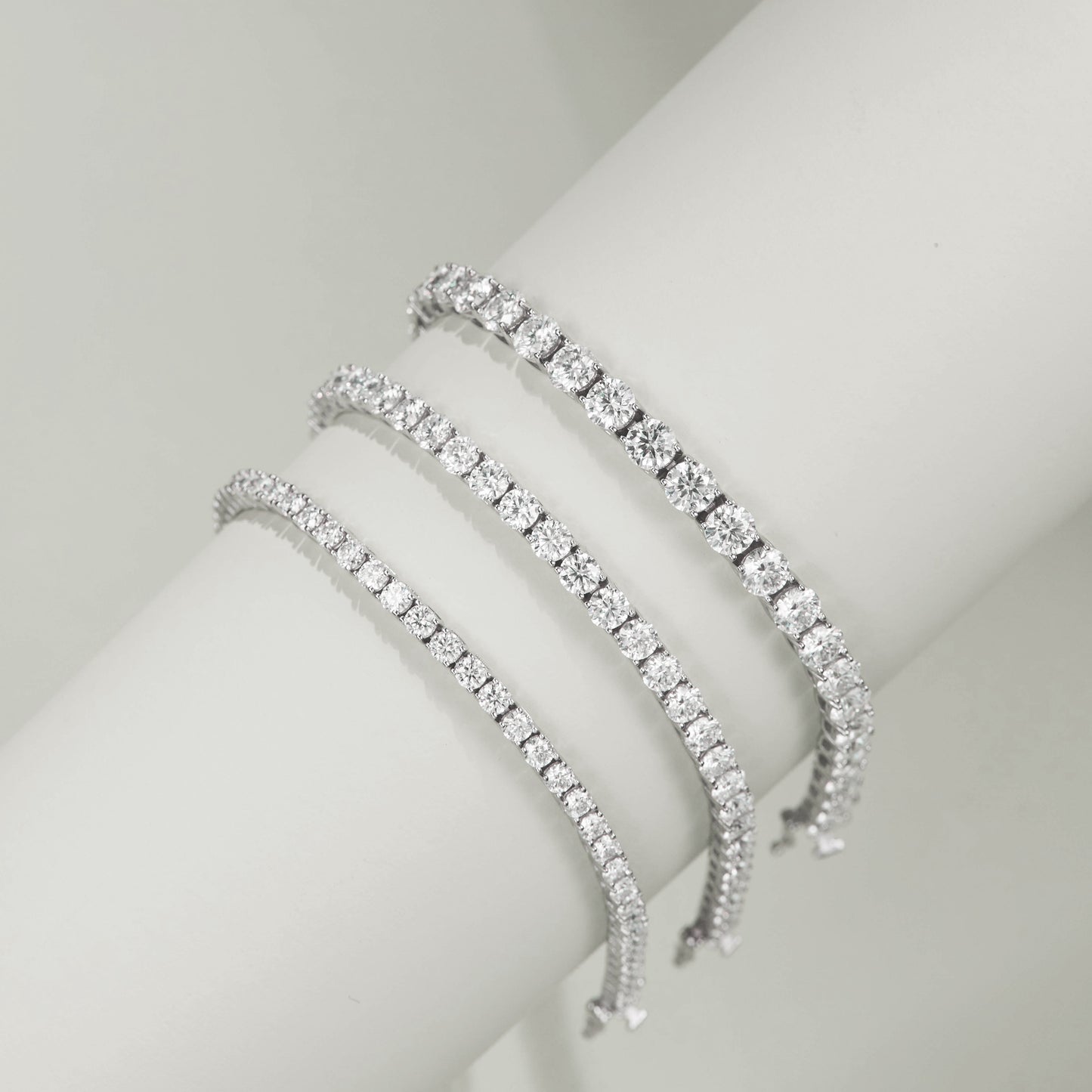 Classic Eternity Round Brilliant Bracelet