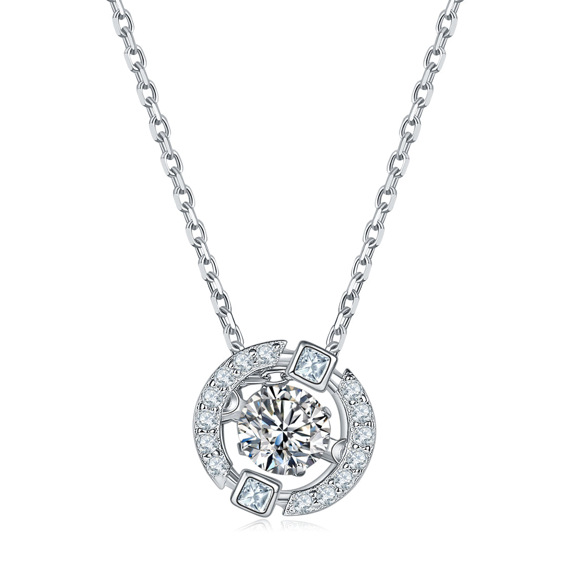 Halo Dancing Stone Necklace