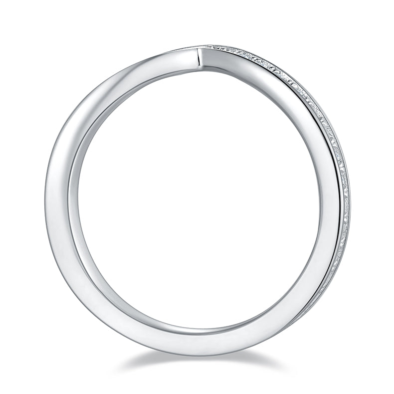 V-Shaped Eternity Band