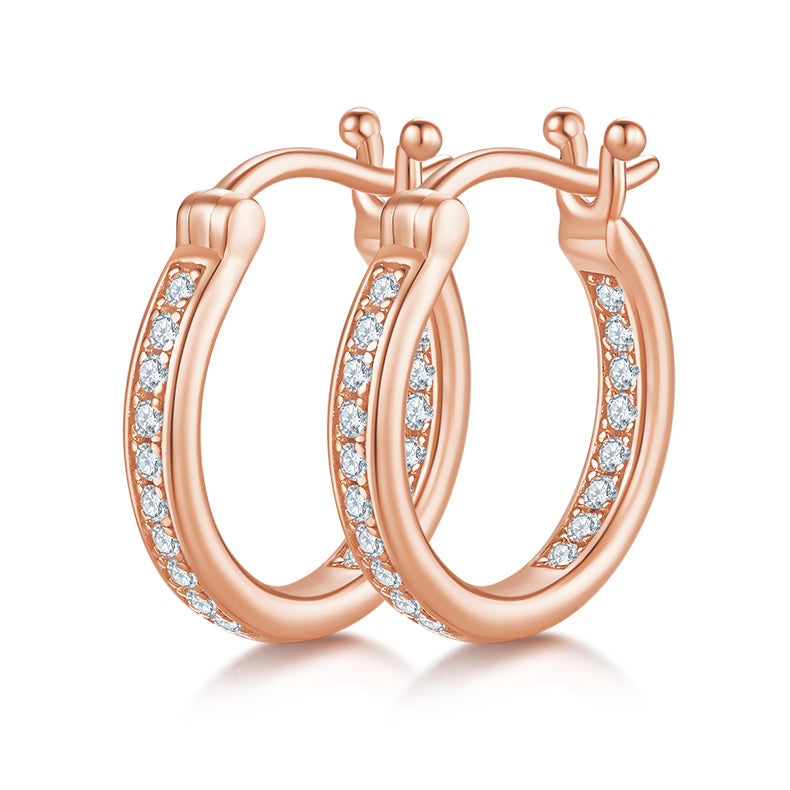 Skinny Eternity Hoop Earrings