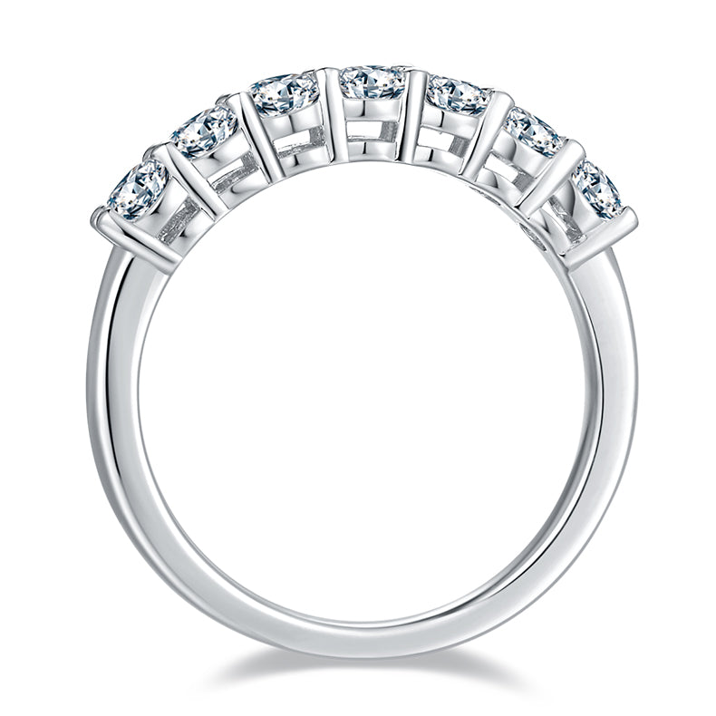 Oval-Cut Half Eternity Band