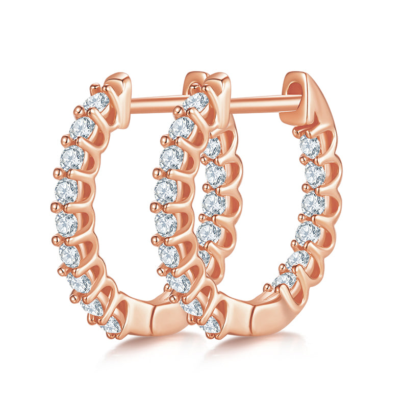 Skinny Eternity Hoop Earrings