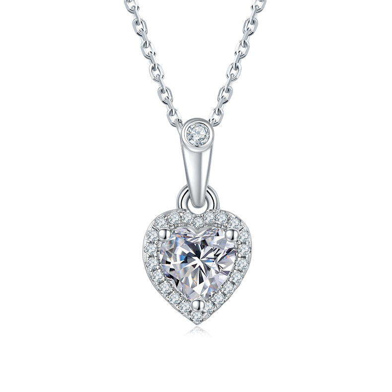 Halo Heart-Cut Necklace