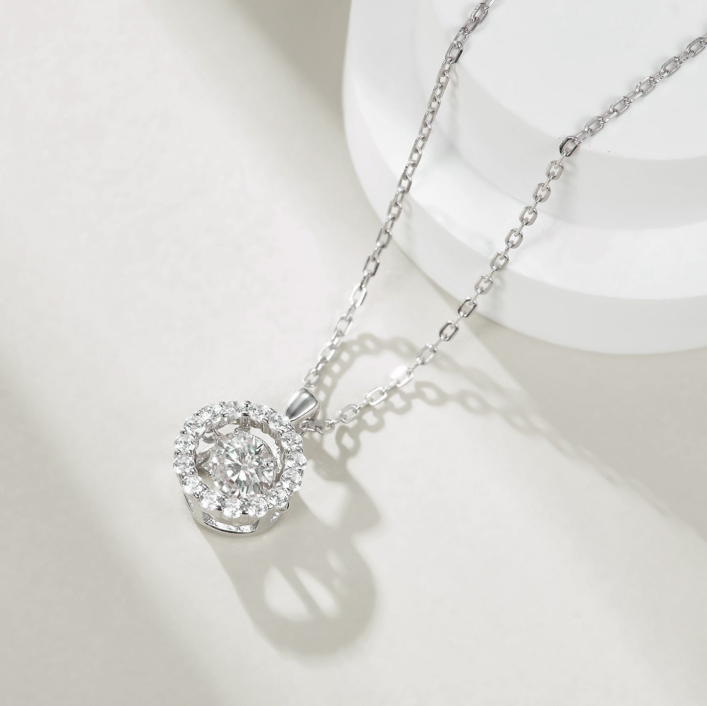 Floral Dancing Stone Necklace