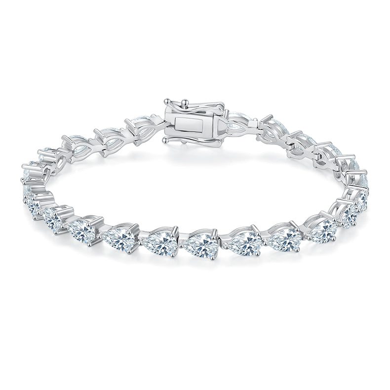 Pear-Cut Tennis Bracelet