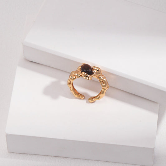 Gemstone Open Stacking Ring